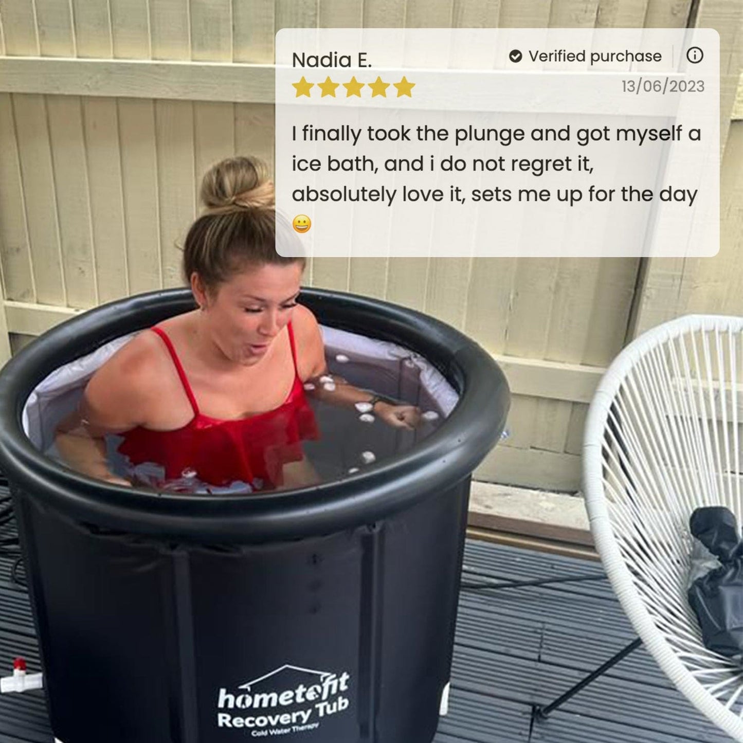 HomeToFit Recovery Ice Tub PRO